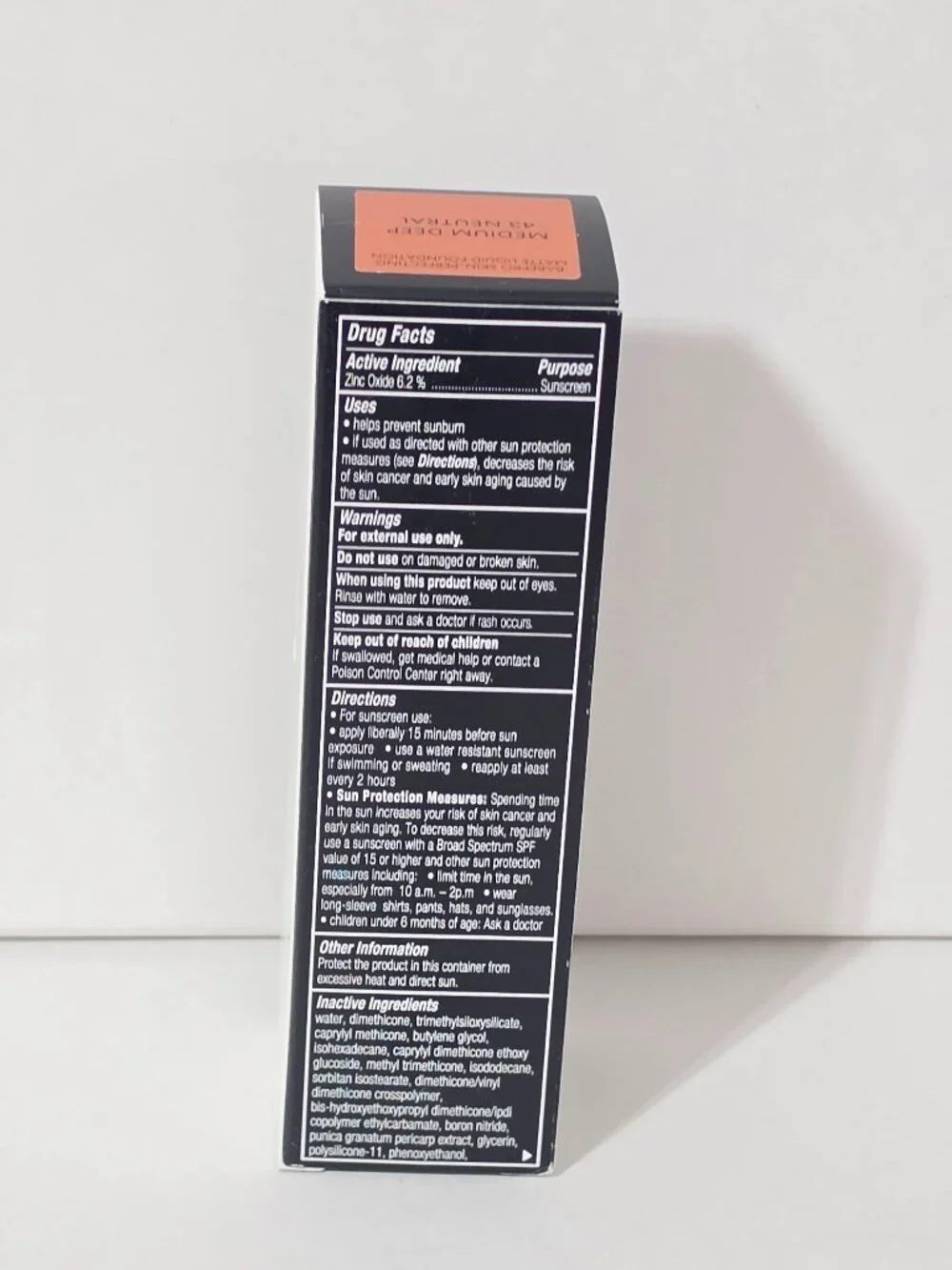 BAREPRO 24HR Wear-Skin Perfecting Matte Foundation SPF 20-Medium Deep 43 Neutral
